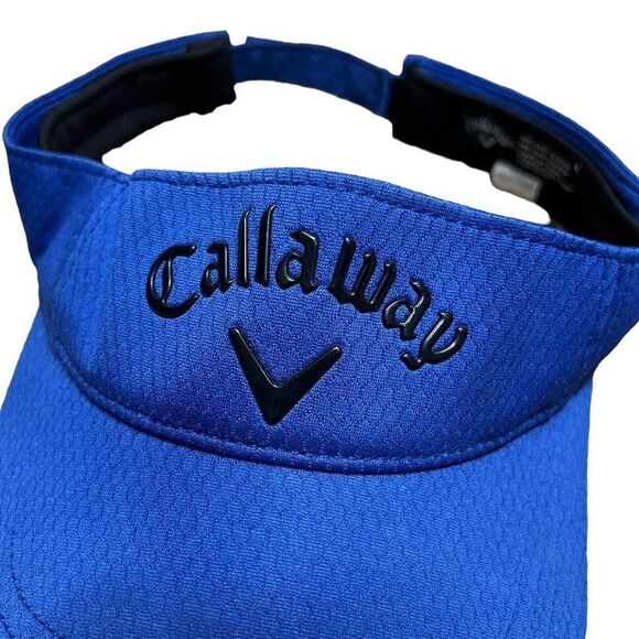 Callaway Blue Adjustable, Golfer, Hat Royal Blue Golf Sun Protection Shade - Picture 2 of 4